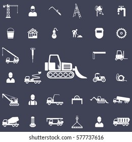 Loader icon. Construction icons universal set for web and mobile