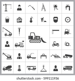 Loader icon. Construction icons universal set for web and mobile
