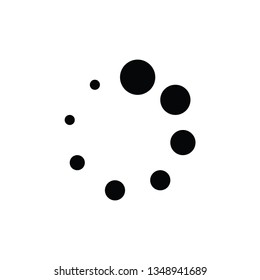 Loader icon. Load sign symbol for upload download