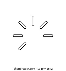 Loader icon. Load sign symbol for upload download