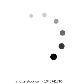Loader icon. Load sign symbol for upload download