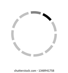 Loader icon. Load sign symbol for upload download