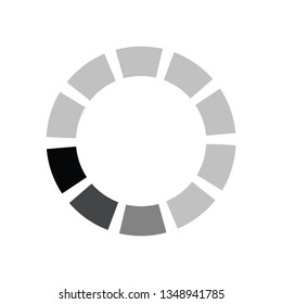 Loader icon. Load sign symbol for upload download