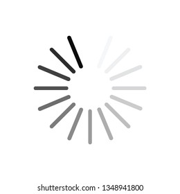 Loader icon. Load sign symbol for upload download