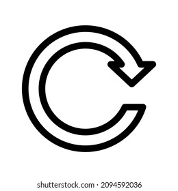 icono de cargador o logotipo símbolo de signo aislado ilustración vectorial - iconos vectoriales de estilo negro de alta calidad
