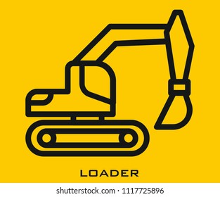 Loader icon signs