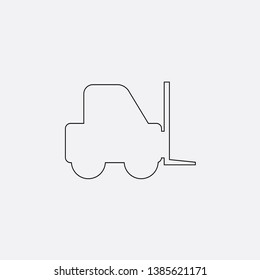 loader logistics icon sign signifier vector