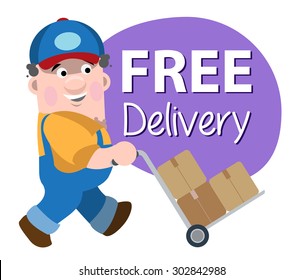 Loader makes free delivery