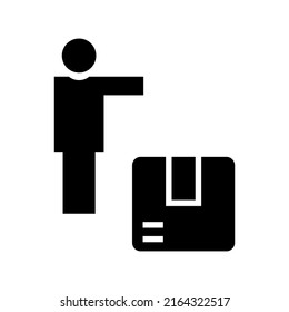 loader man icon or logo isolated sign symbol vector illustration - high quality black style vector icons
