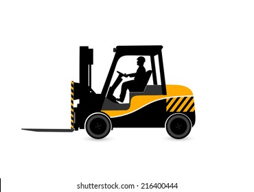 loader on a white background