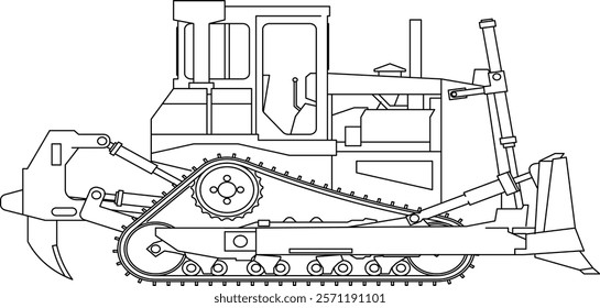 Loader is one of the heavy equipment used for mining