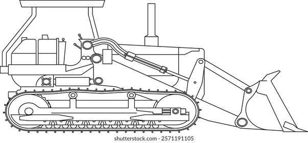 Loader is one of the heavy equipment used for mining