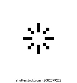 loader pixel perfect icon design. Flat style design isolated on white background. Vector illustration