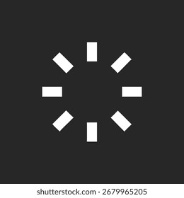 Símbolo del cargador. Cargar. eps