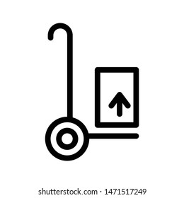 loader thin line vector icon