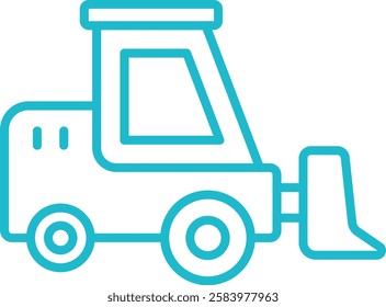 Loader Truck vector icon. Can be used for printing, mobile and web applications.