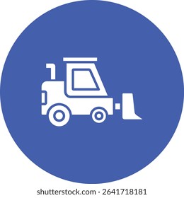 Loader Truck vector icon. Can be used for printing, mobile and web applications.