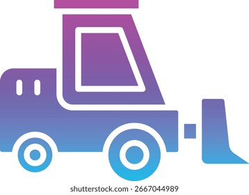 Ícone de vetor Loader Truck. Pode ser usado para impressão, aplicativos móveis e da Web.