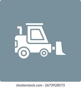 Lade-LKW-Vektorsymbol. Kann für Druck-, Mobil- und Web-Anwendungen verwendet werden.