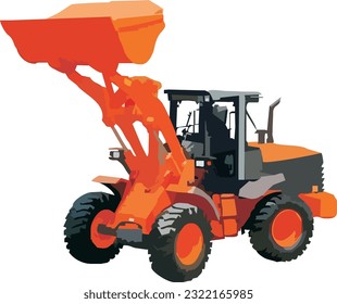 loader in vector art style