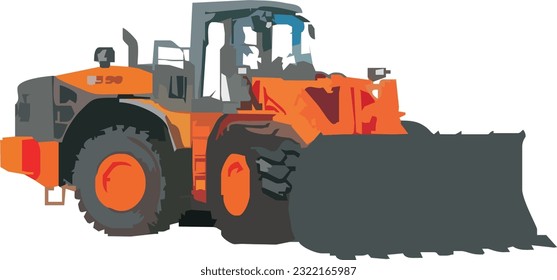 loader in vector art style