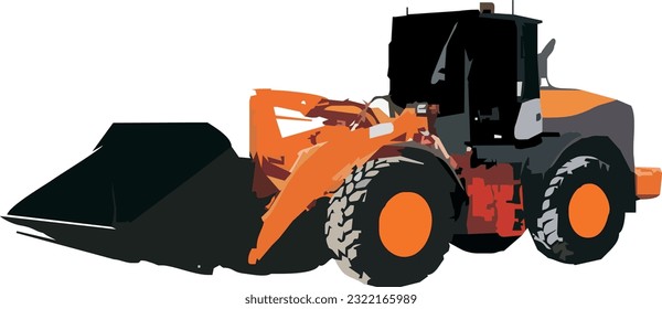 loader in vector art style