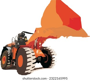 loader in vector art style
