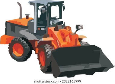 loader in vector art style