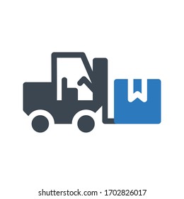 loader vector glyph color icon 