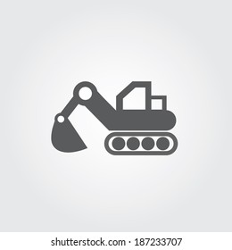 loader vector icons on gray background 