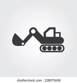 loader vector icons on gray background 