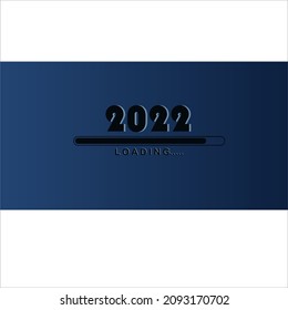 loading abstract background happy 2022