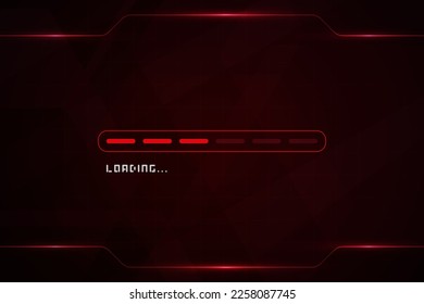 loading abstract technology interface hud vector design for technology business.