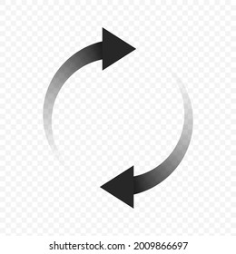 Loading arrows vector icon isolated on transparent background. Load symbol, download sign, progress loading website. 10 eps - Powered by Shutterstock - Get 15% off with code: PIKWIZARD15