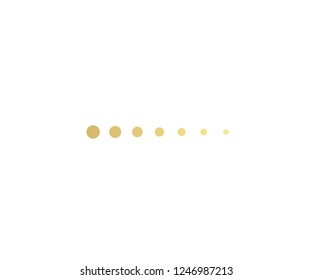 Loading Bar Gold Vector Flat Icon. vector illustrator