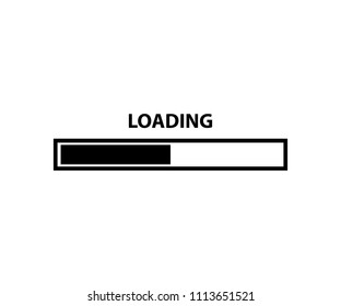 Loading bar icon