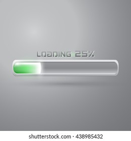 Loading bar icon. Concept illustration graphic design. Vector illustration