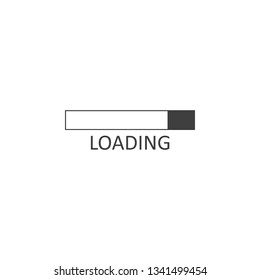 loading bar icon. One of the collection icons for websites, web design, mobile app