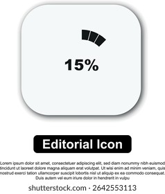 Loading Bar Icon. Progress bar loading, status bar. Vector Illustration
