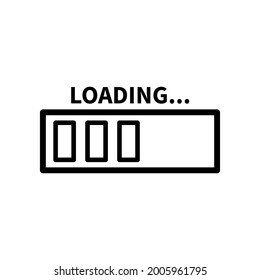 Loading Bar Icon Royalty Free Vector Stock Vector (Royalty Free ...