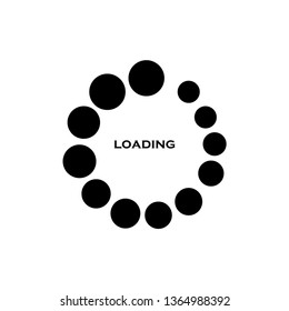 loading bar icon vector