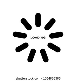 loading bar icon vector