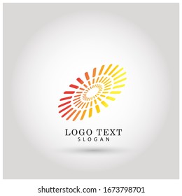 Loading Bar Lines Logo. Symbol & Icon Vector Template.