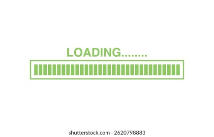 loading bar progress in neon colors