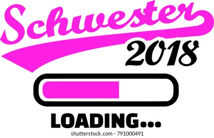 Loading bar for sister 2018 in pink