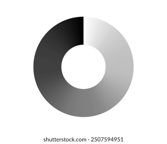 Loading bar status icon. Vector illustration. Vector loaded icons. Download progress. Donload or Upload.