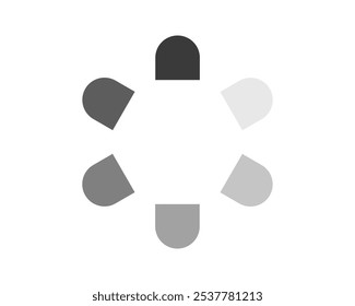 Loading bar status icon. Vector illustration. Vector loaded icons. Download progress. Donload or Upload.