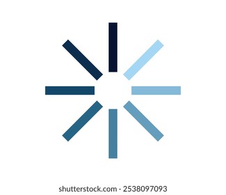 Loading bar status icon. Vector illustration. Vector loaded icons. Download progress. Donload or Upload.