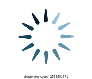 Loading bar status icon. Vector illustration. Vector loaded icons. Download progress. Donload or Upload.