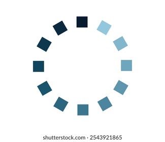 Loading bar status icon. Vector illustration. Vector loaded icons. Download progress. Donload or Upload.